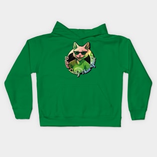 Better Lucky Than Good: Poker Cat V Kids Hoodie